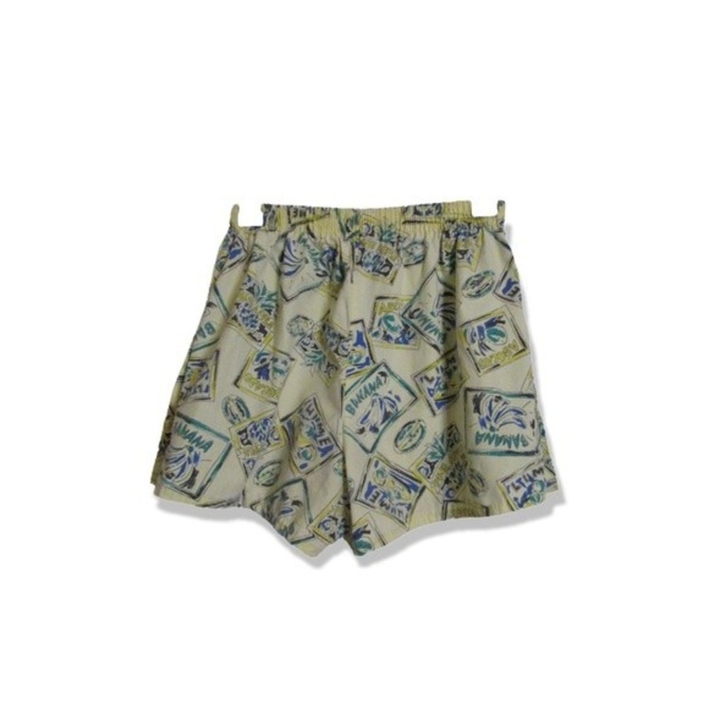 Vintage Fashion Force Sidesnap  yellow shorts